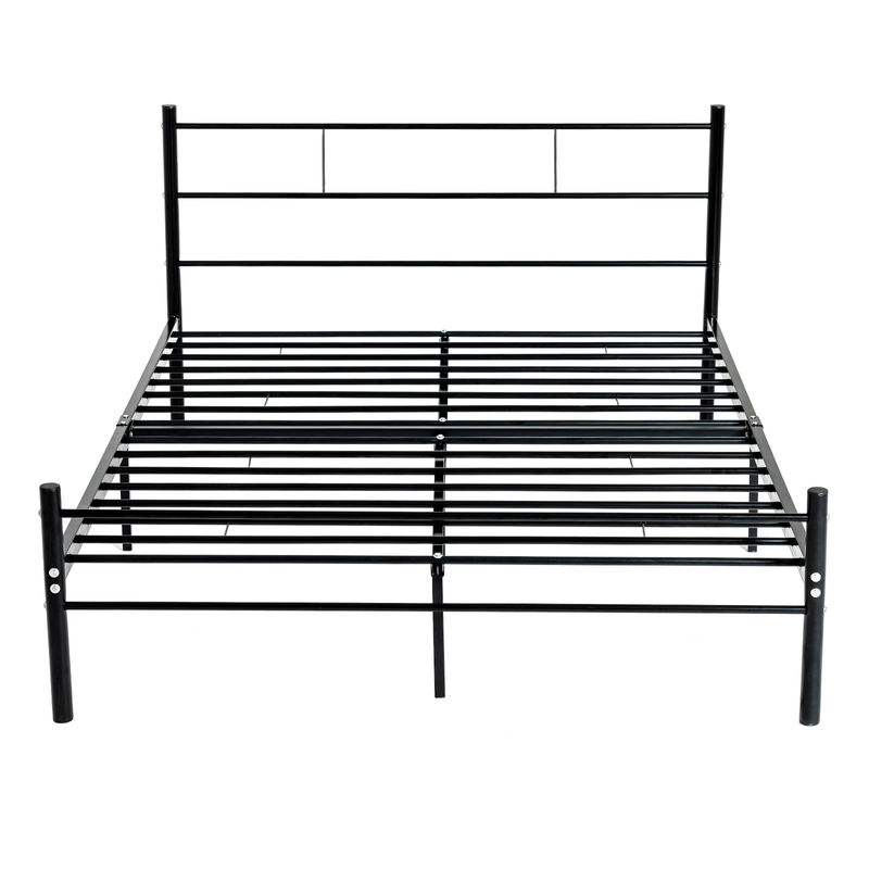 Durable Simple Metal Pipe Bed Hollow Design For Bedroom / Apartment