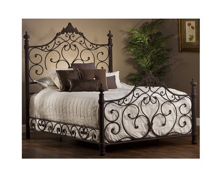 Bedroom Furniture Queen Size Metal Bed 0.6-1.5mm Thick Steel Pipe