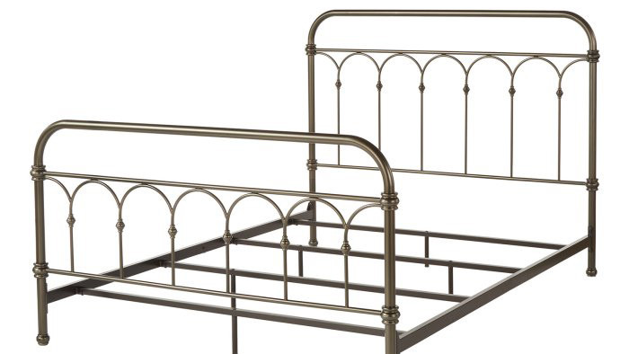 Retro Fireproof Odm Industrial Style Metal Bed Frame For Bedroom